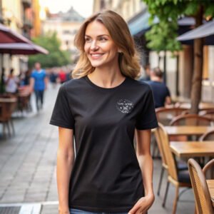 Black TShirt Cajun Condor Logo
