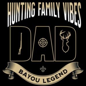 Hunting Family Vibes Design Gold Line
