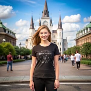Black Cajun Condor Logo TShirt