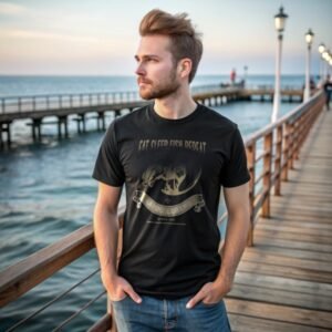 Black Fishing Bayou Legend BLack Gold TShirt