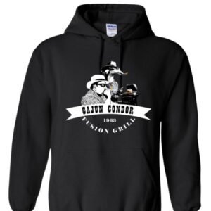 Cajun Condor Grill Black Hoodie