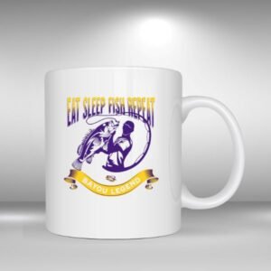 Eat Sleep Fish Repeat P&G 11 oz mug