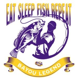Eat Sleep Fish Repeat P&G Design