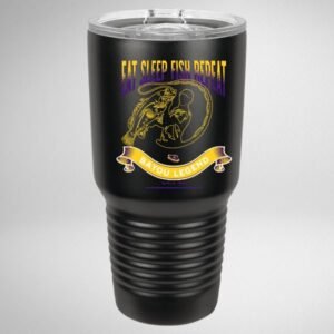 Bayou Legend - Eat Sleep Fish Repeat P&G 30 Oz Tumbler