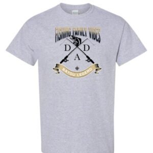 Fishing Family Vibes Sport Grey Tshirt