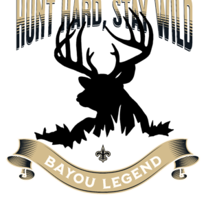 Hunt Hard, Stay Wild Black Design