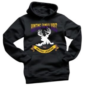 Hunt Hard Stay Wild P&G Black Hoodie