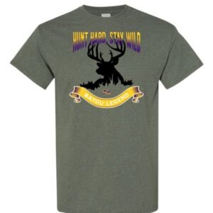 Hunt Hard Stay Wild MHGreen Tshirt P&G
