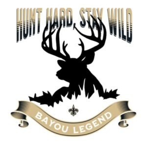 Hunt Hard Stay Wild Black Design