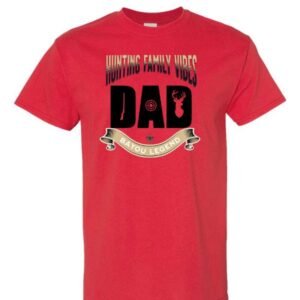 Hunting Family Vibes Red Tees