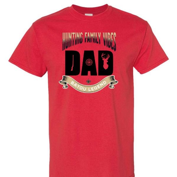 Hunting Family Vibes Red Tees