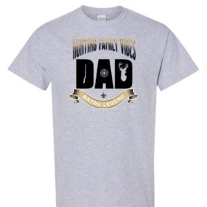 Hunting Family Vibes Sports Grey Tee