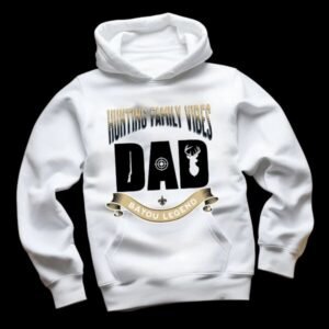 Hunting Family Vibes White Hoodie