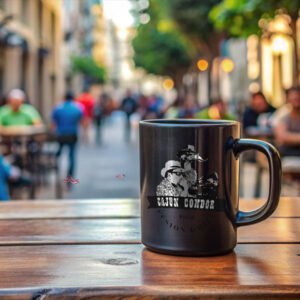 Black Cajun Condor Coffe Mug
