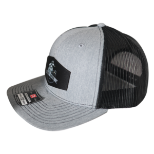 Cajun Condor Heather Grey Black Richardson Trucker Hat