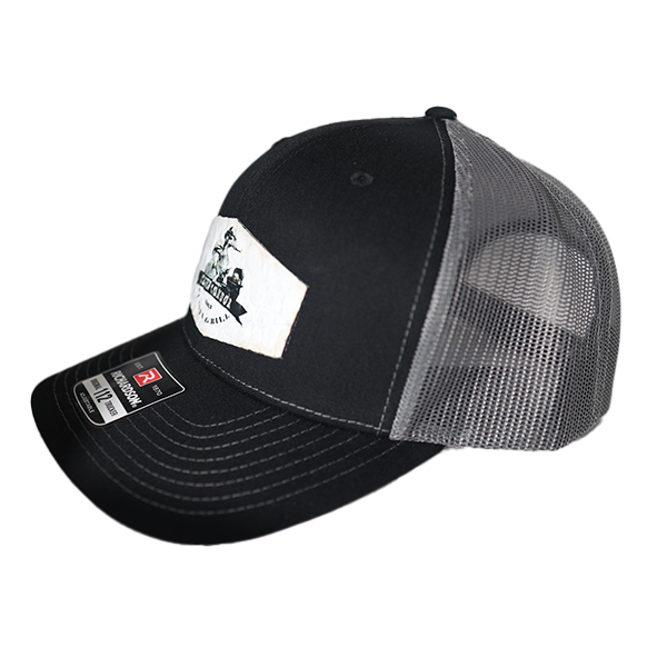 Cajun Condor Heat Black Charcoal Richardson Trucker Hat