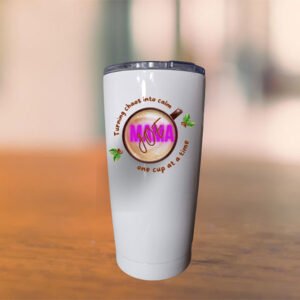 Joe Mama White 20 oz tumbler
