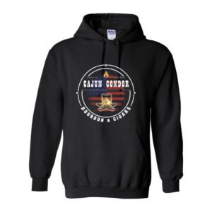 Authentic Cajun Bourbon & Cigar Hoodie