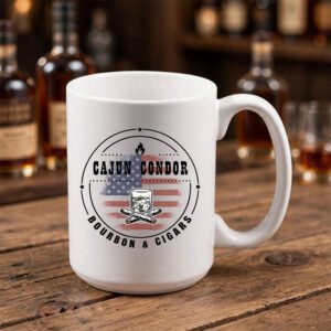 Authentic Cajun Bourbon & Cigar 11 oz. Ceramic Mug