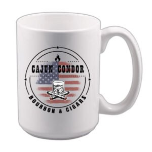 Authentic Cajun Bourbon & Cigar 11 oz. Ceramic Mug