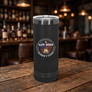 Authentic Cajun Bourbon & Cigar 22 oz. Skinny Tumbler