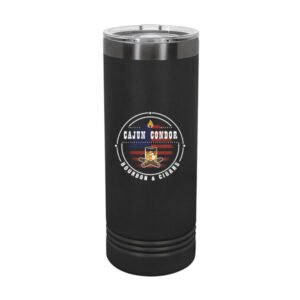 Authentic Cajun Bourbon & Cigar 22 oz. Skinny Tumbler
