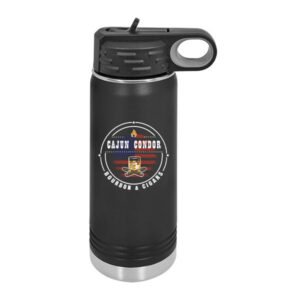 Authentic Cajun Bourbon & Cigar 32 oz. Water Bottle