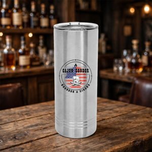 Authentic Cajun Bourbon & Cigar 22 oz. Skinny Tumbler