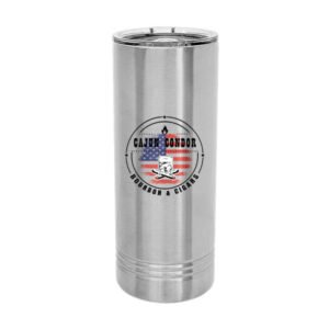Authentic Cajun Bourbon & Cigar 22 oz. Skinny Tumbler