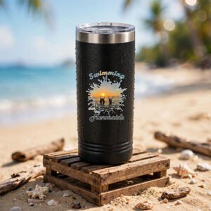 Swimming with Mermaids 22 oz. Skinny Tumbler