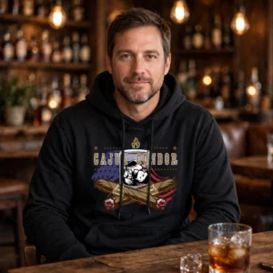 The Bayou Cross Gildan Hoodie